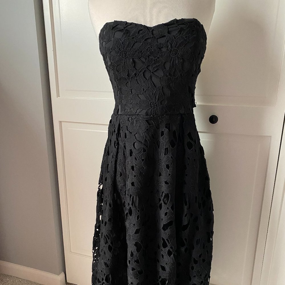 Strapless Lace Dress